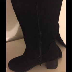 Wide Width Calf Suede Over The Knee Boots